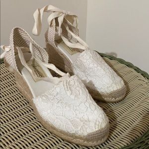 Cream Espadrilles beautiful!
